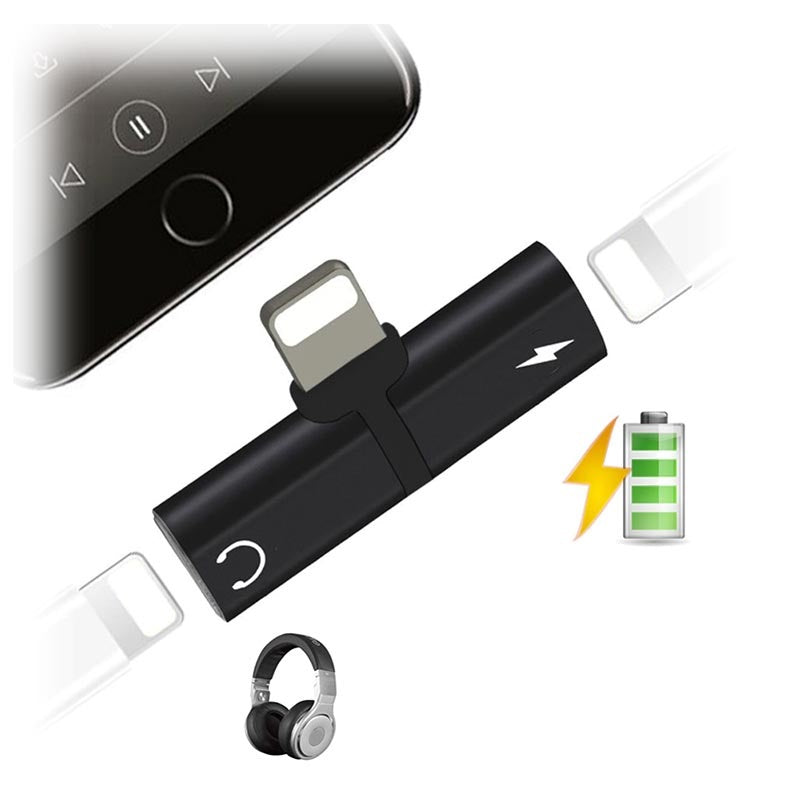 2-in-1 Lightning Adapter for iPhone